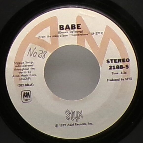 Babe/I'm O.K. by Styx 45 - Picture 5 of 6